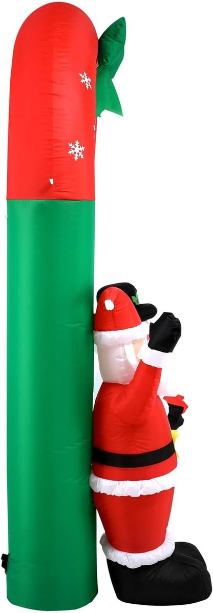 Christmas Inflatable Garden Decoration with LED Lights