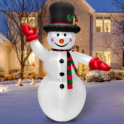 6Ft Christmas Inflatable Snowman - Outdoor Decoration Blow up Snowman Christmas Yard Decoration Blow up Holiday Indoor Outdoor Party Garden Christmas Yard Decorations with LED Light