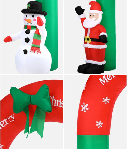 Christmas Inflatable Garden Decoration with LED Lights