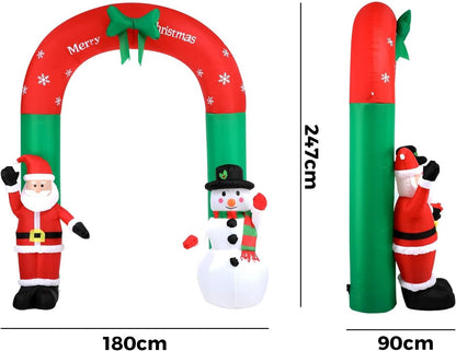 Christmas Inflatable Garden Decoration with LED Lights